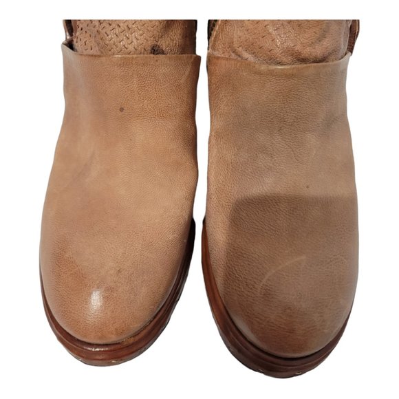 A.S.98 Bootie Peachy Tan Size 37 - Picture 3 of 11